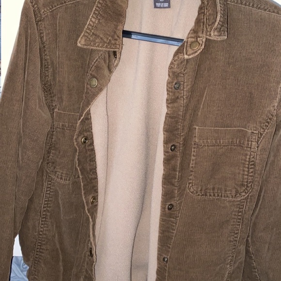 Wool rich brown soft jacket outside small - Picture 4 of 4